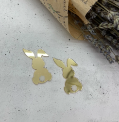 Изображение Мини боковой топпер Зайка золото